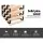 Artiss Wine Rack, Solid Pine Wood & Steel, Holds 12 Bottles, Natural Finish, 32x32x23.5cm, Durable & Elegant Design