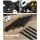 Artiss Wine Rack, Pine Wood & Steel, 42x42x23.5cm, Black, 20-Bottle Capacity, Stylish Display for Home & Restaurants
