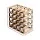 Artiss Wine Rack, Solid Pine & Steel, Holds 20 Bottles, Natural Finish, 42x42x23.5cm, Elegant & Durable Storage Solution