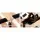 Artiss Wine Rack, Solid Pine Wood & Steel, Natural, 61x61x23.5cm, 42-Bottle Capacity, Durable & Elegant Storage