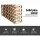 Artiss Wine Rack, Solid Pine & Steel, 72-Bottle Capacity, Natural Finish, 80x80x23.5cm, Durable & Space-Saving Design