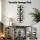 Artiss Wall Mounted Wine Rack 9 Bottle Metal Black Vertical Space Saving Display Storage Organiser 26x7.6x71cm