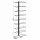 Artiss Wall Mounted Wine Rack 9 Bottle Metal Black Vertical Space Saving Display Storage Organiser 26x7.6x71cm