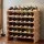 Artiss 36-Bottle Wooden Wine Rack 6-Tier Modular Freestanding Storage Stand 70cm Natural Pine Wood