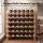 Artiss 36-Bottle Wooden Wine Rack 6-Tier Modular Freestanding Storage Stand 70cm Natural Pine Wood