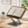 Artiss Adjustable Oak Book Stand Foldable with 360 Degree Rotating Base Aluminium MDF 3kg Capacity 30x23.5cm