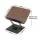 Artiss Adjustable Oak Book Stand Foldable with 360 Degree Rotating Base Aluminium MDF 3kg Capacity 30x23.5cm