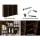 Artiss BERT Brown Bookshelf CD/DVD Storage Rack - Adjustable Particle Board, Holds 1116 CDs/528 DVDs, 102x23.5x194.5cm