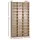 Artiss Bookshelf CD/DVD Storage Rack, Oak - Adjustable Shelves, Holds 1116 CDs/528 DVDs, Eco-Friendly Particle Board