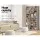 Artiss Bookshelf CD/DVD Storage Rack, Oak - Adjustable Shelves, Holds 1116 CDs/528 DVDs, Eco-Friendly Particle Board