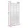 Artiss BERT White Bookshelf CD DVD Storage Rack Adjustable Shelves Holds 1116 CDs 528 DVDs Particleboard 102x23.5x194.5