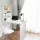 Artiss Foldable Computer Desk with Wall-Mounted Bookshelf, White, Space-Saving Design, Particle Board, 78x52.5x156cm
