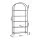 Artiss 5-Tier Industrial Étagère Bookcase Display Shelf with Tempered Glass and Metal Frame Black