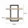 Artiss Set of 2 Floating 2-Tier Wall Shelves Wood Finish with Black Metal Frame 36.5x13.5x40cm 18kg Capacity
