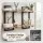 Artiss Set of 2 Floating 2-Tier Wall Shelves Wood Finish with Black Metal Frame 36.5x13.5x40cm 18kg Capacity
