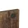 Artiss UMENI Bedside Table - Rustic Oak S-Shaped Design, 2 Shelves, Durable Particle Board, Easy Assembly, 33x33x50cm