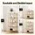 Artiss 5-Tier Wooden Bookshelf Display – 15mm MDF, Pine Legs, 80x30x150cm, 20kg Capacity, Anti-Tip Safety,