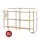 Artiss 3-Tier Bookshelf Display Stand - Pine Wood Legs, 15mm MDF, 160x30x82cm, Anti-Tip Safety, 20kg/S