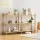 Artiss 3-Tier Bookshelf Display Stand - Pine Wood Legs, 15mm MDF, 160x30x82cm, Anti-Tip Safety, 20kg/S