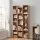 Artiss Tall Bookshelf Display Shelves Oak 8-Tier 21-Compartment Storage Rack