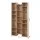 Artiss Tall Bookshelf Display Shelves Oak 8-Tier 21-Compartment Storage Rack