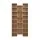 Artiss Tall Bookshelf Display Shelves Oak 8-Tier 21-Compartment Storage Rack