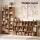 Artiss Tall Bookshelf Display Shelves Oak 8-Tier 21-Compartment Storage Rack