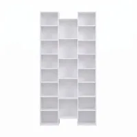 Artiss 8-Tier Bookcase with 21 Compartments Display Shelves White
