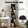 Artiss 5-Tier Swivel Bookcase Display Shelf with 360-Degree Rotating Shelves and 3 Components per Tier Black
