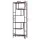 Artiss Bookshelf 5-Tier Display Shelf, Metal & Particle Board, Black, 60x33x171 cm, Industrial Design, Easy Assembly