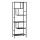 Artiss Bookshelf 5-Tier Display Shelf, Metal & Particle Board, Black, 60x33x171 cm, Industrial Design, Easy Assembly