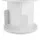 Artiss Bookshelf 4 Tiers Particle Board White 40x40x130cm - Edie Rotating Display Shelf for Home & Office