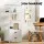 Artiss 152CM White Bookshelf Display Shelf with 2 Drawers, Metal Frame, Easy Assembly, Anti-Tip Kit, 3-Tier Storage