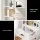Artiss 152CM White Bookshelf Display Shelf with 2 Drawers, Metal Frame, Easy Assembly, Anti-Tip Kit, 3-Tier Storage