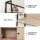 Artiss Bookshelf 5 Tier Cube Cabinet, MDF & Metal, Oak & Black, 100x40x180cm, Stylish Display, Easy Assembly