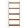 Artiss Floating Bookshelf, MDF 5-Tier, Oak, 77.5x25x180cm, Contemporary Display Shelf, Easy Assembly, Adjustable