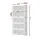 Artiss 5-Tier White Display Cabinet Bookshelf - Bamboo Frame, Acrylic Panels, 78.5x32x172cm, Magnetic Closure, Anti-Tip
