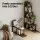 Artiss 5 Tier Ladder Bookshelf Corner Shelf 5‑Tier L Shaped Bookcase Walnut and Black Metal Frame 160cm