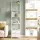 Artiss 5 Tier Ladder Bookshelf Bookcase with 2 Fabric Drawers White 39x29.5x161cm Sturdy Frame Display