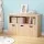 Keezi Kids Bookshelf with 3 Drawers, Wooden Toy Organiser, 95.5cm High, Non-Toxic, Easy-Clean, Child-Safe Design