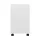 Artiss 5-Drawer Filing Cabinet, Mobile Rolling Storage Chest, Particle Board, White, 49x41x62cm, Locking Wheels