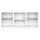 Artiss VENA White 3-Piece Cube Bookshelf Set - Adjustable 5-Height Shelves, Solid 15mm Particle Board, 48x24x60cm