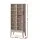 Artiss BERG Oak Bookshelf CD Storage Rack - 28 Adjustable Shelves, 60x32x150cm, Particle Board, Light Wood Tone