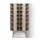 Artiss BERG Oak Bookshelf CD Storage Rack - 28 Adjustable Shelves, 60x32x150cm, Particle Board, Light Wood Tone