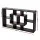 Artiss Floating Wall Shelves Bookshelf Black, 85cm x 16cm x 48cm, 8 Compartments, Melamine Finish, Versatile Display