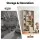 Artiss Floating Wall Shelves Bookshelf - Wood, 8 Compartments, 85x16x48cm, Versatile Freestanding or Wall-Mounted Design