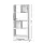 Artiss Bookshelf 4-Tier Display Shelf, Particle Board, White, 48x24x121cm, Sleek, Compact, Easy Assembly