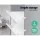 Artiss Tree Bookshelf, 7-Tier, Particle Board, 40x19.5x124cm, White - Stylish, Functional Display Unit