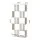 Artiss 5-Tier Bookshelf RITA - White & Oak Display Shelf, Sturdy Particle Board, 80x30x180cm, Home/Office Storage
