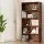 Artiss 5-Tier Walnut Bookshelf, 6 Adjustable Shelves, Anti-Tip Kit, 90x30x182cm, Easy Assembly
